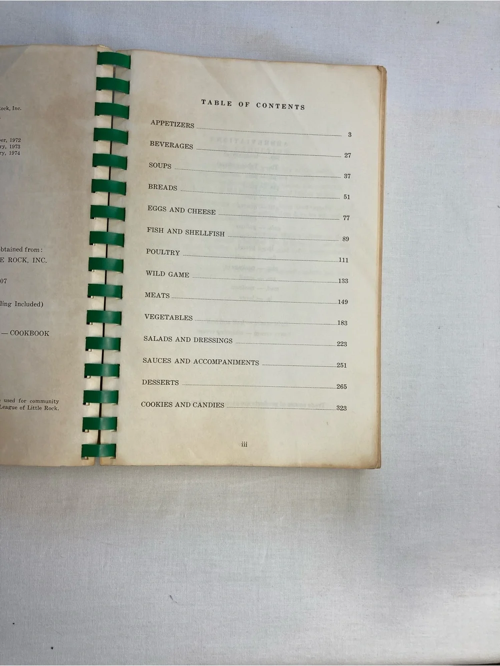Vintage Spiral-Bound Community Fund Raising Recipe Cook Books